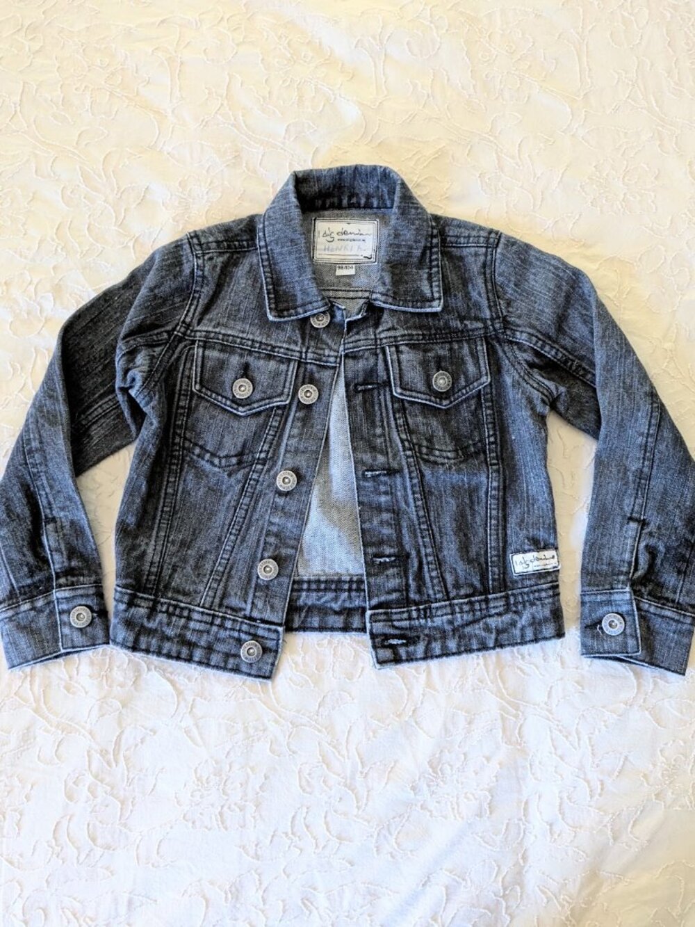 I DIG DENIM 98/104 3-4Y Kids Black Denim Jacket